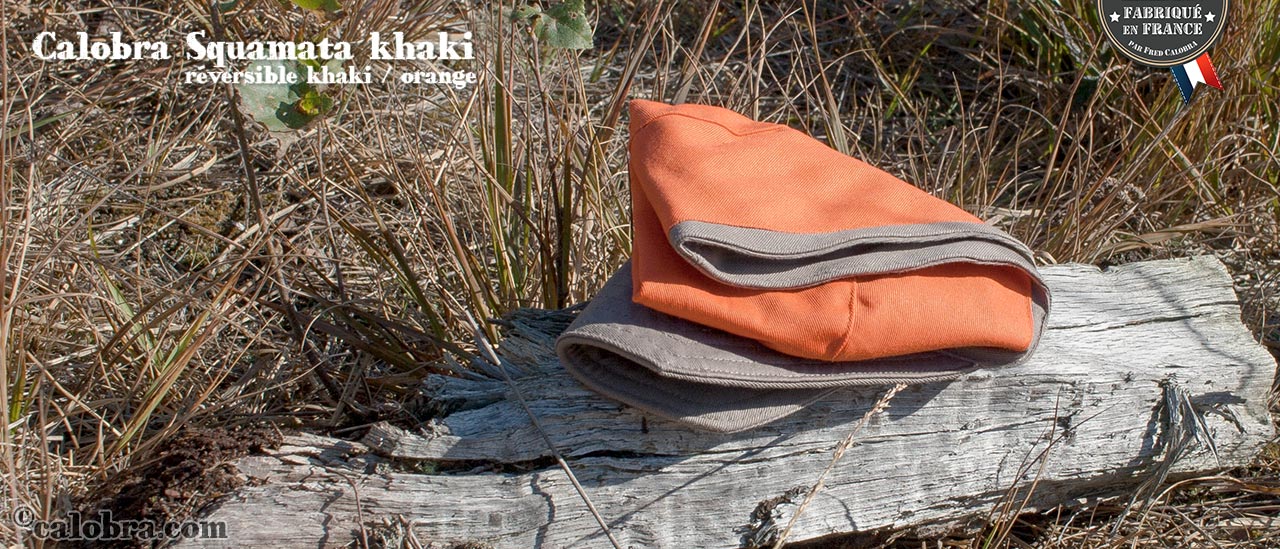 Casquette Calobra Squamata chasse réversible