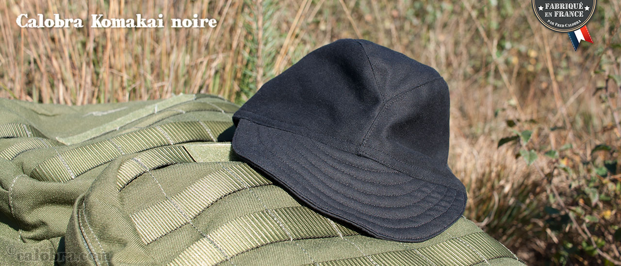 Casquette Calobra Komakai noire